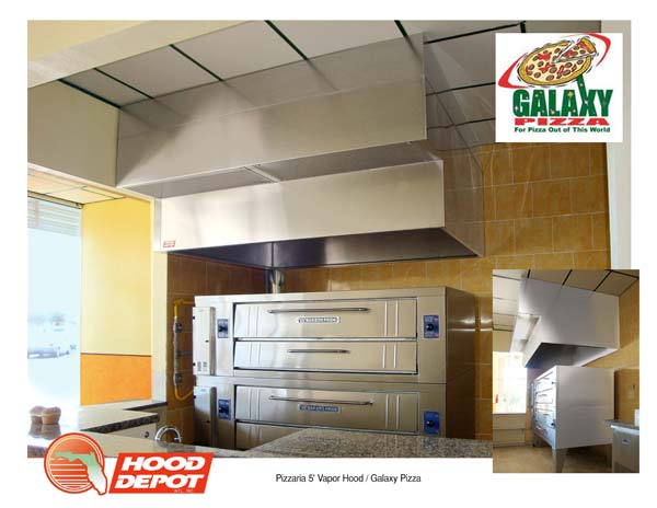 Pizzaria 5' Vapor Hood