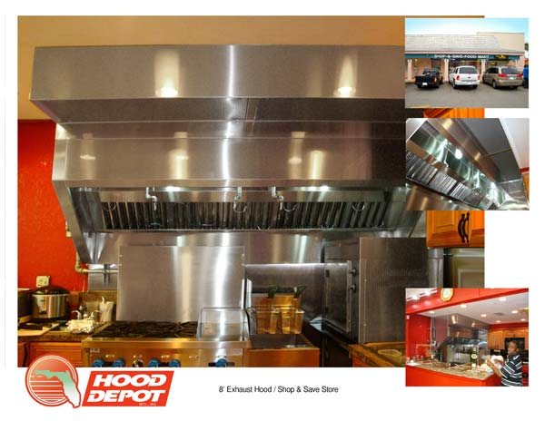 8' Exhaust Hood