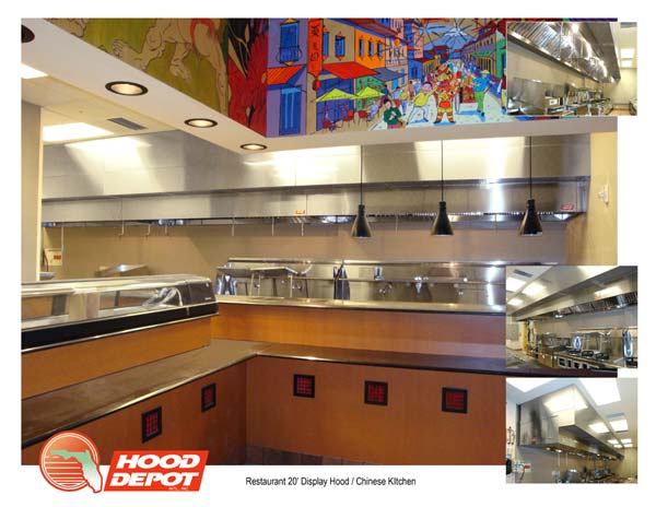 Restaurant 20' Display Hood