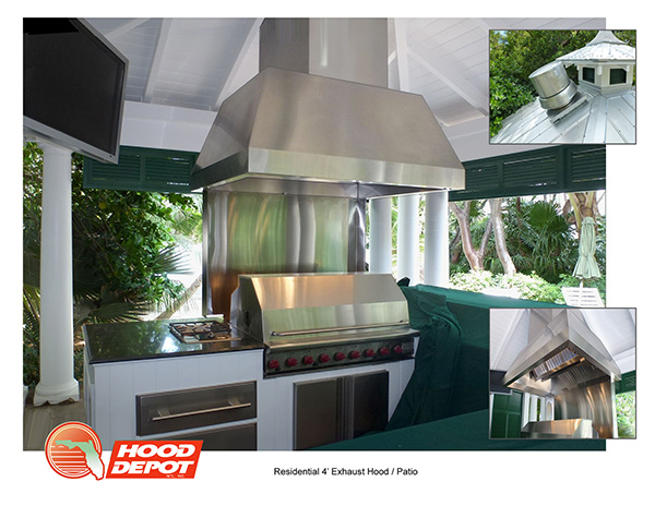 Residential 4' Exhaust Hood
