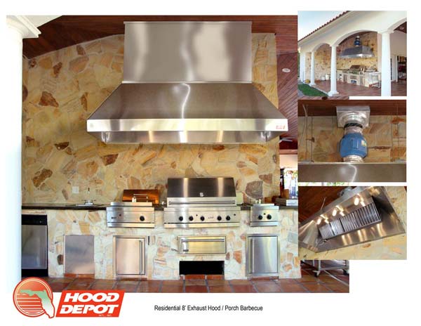 Residential 8' Exhaust Hood