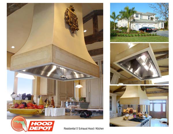 Residential 5' Exhaust Hood