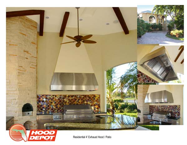 Residential 4' Exhaust Hood