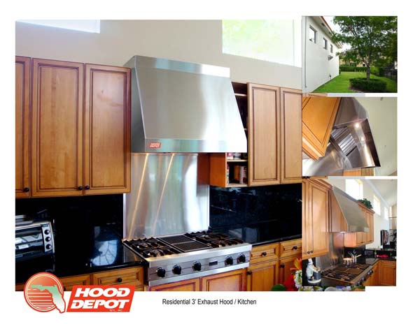 Residential 4' Exhaust Hood